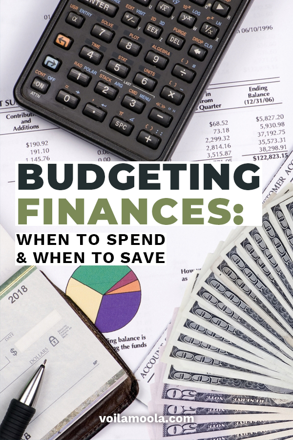 Do you know the budgeting finances two most important questions? When to spend and when to save 