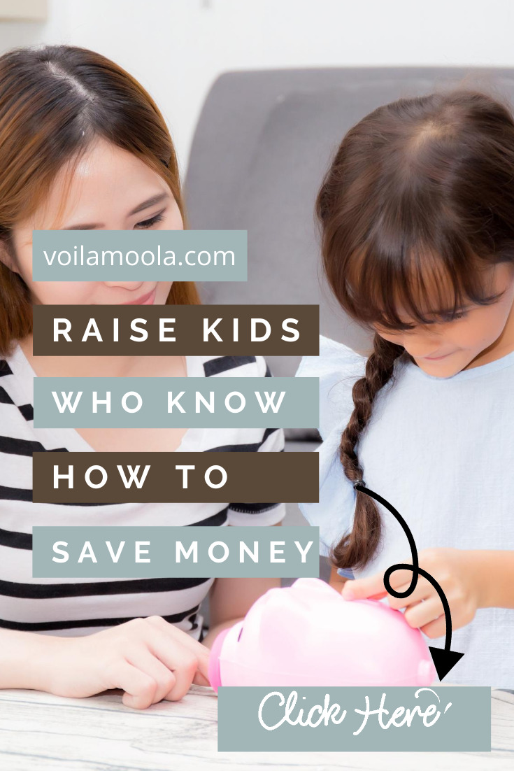 Money doesn't grow on trees, right? That understanding is not automatic for kids. They need to be taught how to save money. #voilamoolablog #kidsfinance #personalfinance