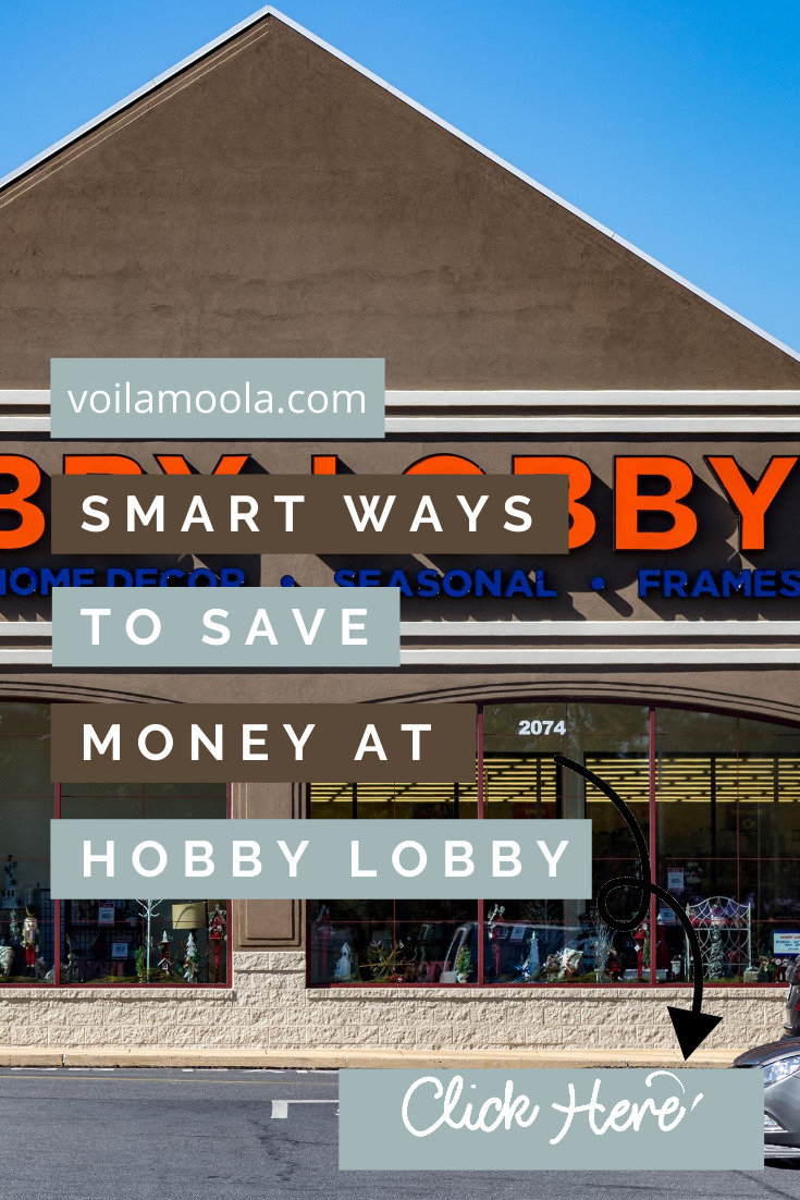 Learn the sales cycle at Hobby Lobby and save big! Don't worry, I've got all the details. #voilamoolablog #savemoney #hobbylobby